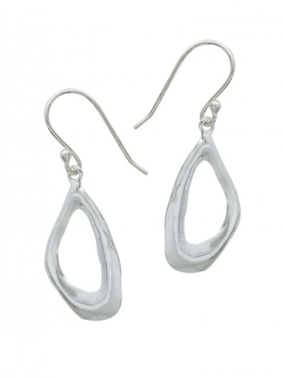 Classy Wave Silver Earring