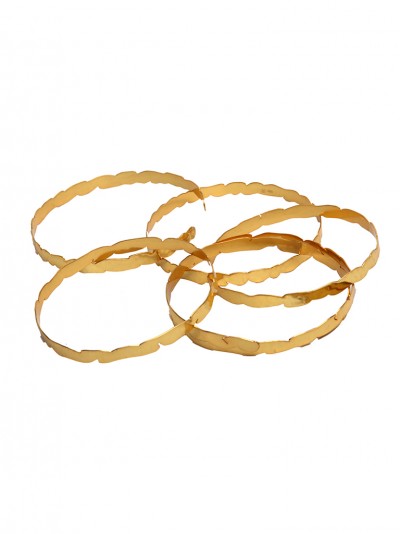 Sculptural Bangle Set