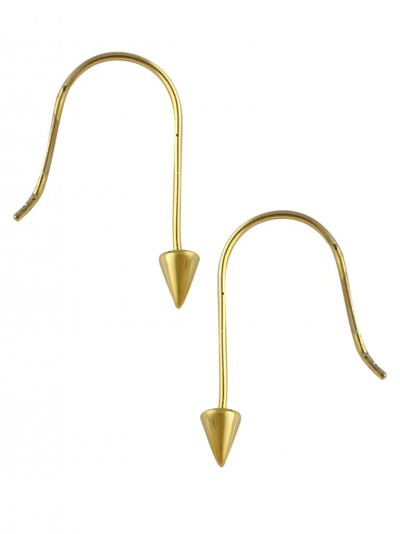 Conical hook earrings