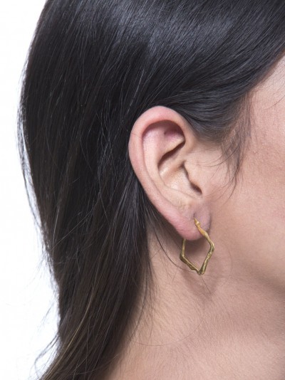 Cerchio Gold Earring