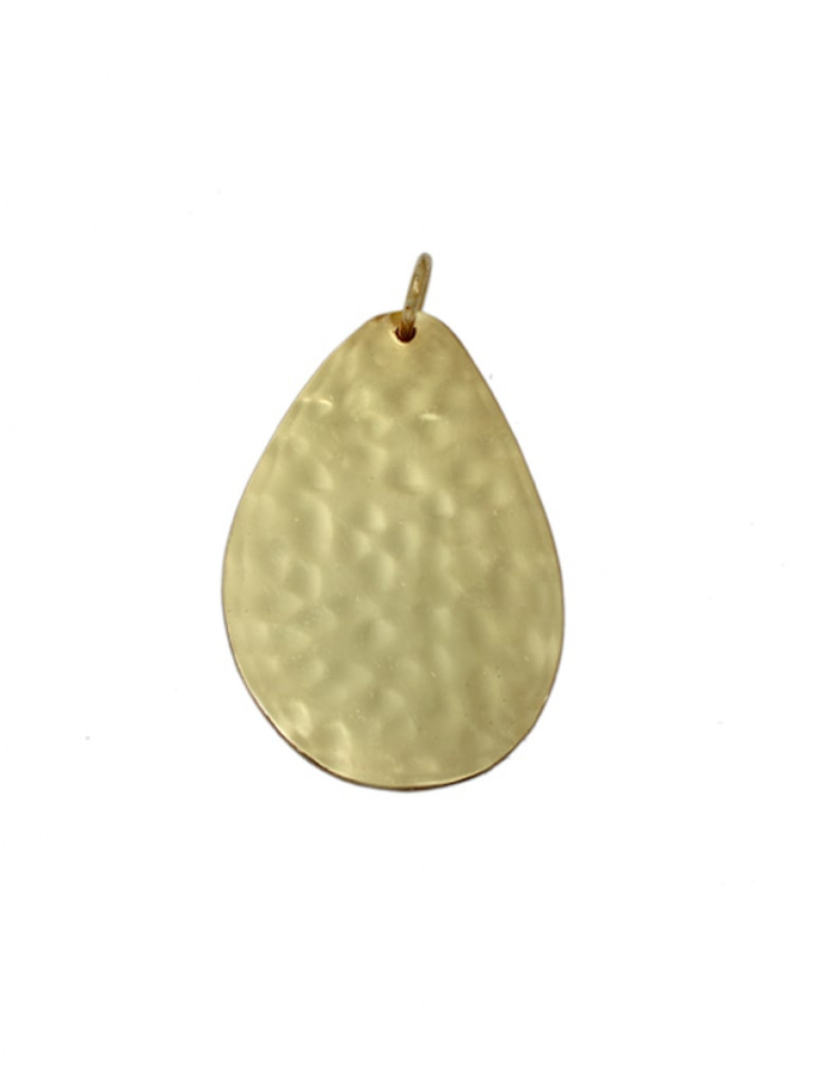 Pear Shape Silver Charms