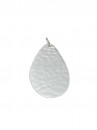 Pear Shape Silver Charms